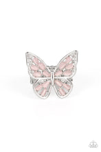 Load image into Gallery viewer, Flying Fashionista- Pink and Silver Ring- Paparazzi Accessories