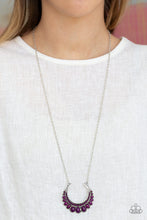 Load image into Gallery viewer, Count To ZEN- Purple and Silver Necklace- Paparazzi Accessories