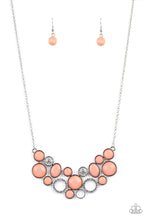 Load image into Gallery viewer, Extra Eloquent- Orange and Silver Necklace- Paparazzi Accessories