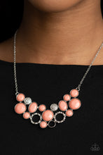 Load image into Gallery viewer, Extra Eloquent- Orange and Silver Necklace- Paparazzi Accessories
