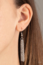 Load image into Gallery viewer, Western Weather- Orange and Silver Necklace- Paparazzi Accessories