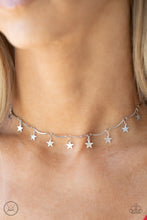Load image into Gallery viewer, Little Miss Americana- Silver Necklace- Paparazzi Accessories