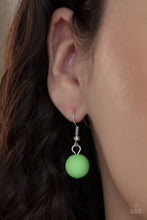 Load image into Gallery viewer, POP-ular Opinion- Green and Silver Necklace- Paparazzi Accessories