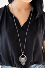 Load image into Gallery viewer, Solar Energy- White and Silver Necklace- Paparazzi Accessories