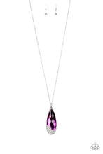 Load image into Gallery viewer, Spellbound- Purple and Silver Necklace- Paparazzi Accessories