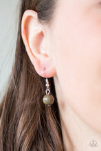 Load image into Gallery viewer, Count To ZEN- Green and Silver Necklace- Paparazzi Accessories