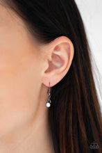 Load image into Gallery viewer, Straight To The Top- White and Gunmetal Necklace- Paparazzi Accessories