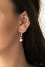 Load image into Gallery viewer, Timeless Tassels- Pink and Silver Necklace- Paparazzi Accessories
