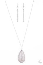 Load image into Gallery viewer, Stone River- Gray and Silver Necklace- Paparazzi Accessories