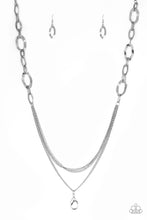 Load image into Gallery viewer, Street Beat- Silver Lanyard- Paparazzi Accessories