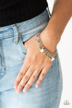 Load image into Gallery viewer, West Coast Wanderer- Green and Silver Bracelet- Paparazzi Accessories