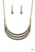 Load image into Gallery viewer, Primal Princess- Brass Necklace- Paparazzi Accessories