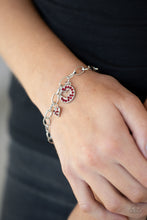 Load image into Gallery viewer, Move Over MATCHMAKER- Red and Silver Bracelet- Paparazzi Accessories