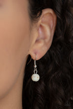 Load image into Gallery viewer, Sandstone Oasis- White and Silver Necklace- Paparazzi Accessories