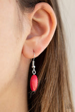 Load image into Gallery viewer, Desert Culture- Red and Silver Necklace- Paparazzi Accessories