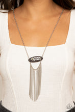 Load image into Gallery viewer, Desert Spirit- Green and Silver Necklace- Paparazzi Accessories