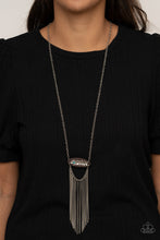 Load image into Gallery viewer, Desert Spirit- Blue and Silver Necklace- Paparazzi Accessories