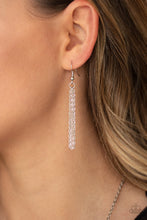 Load image into Gallery viewer, Unstoppable Glamour- Pink and Silver Necklace- Paparazzi Accessories