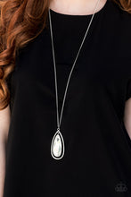 Load image into Gallery viewer, The Royal Coronation- White and Silver Necklace- Paparazzi Accessories