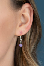 Load image into Gallery viewer, Endlessly Enchanted- Purple and Silver Necklace- Paparazzi Accessories