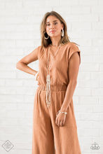 Load image into Gallery viewer, Macrame Majesty- White Necklace- Paparazzi Accessories