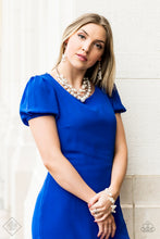 Load image into Gallery viewer, Make Way For Broadway- White and Silver Ring- Paparazzi Accessories