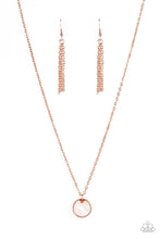 Load image into Gallery viewer, New Age Nautical - White and Copper Necklace- Paparazzi Accessories