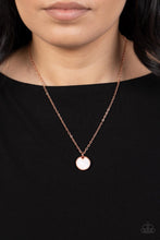 Load image into Gallery viewer, New Age Nautical - White and Copper Necklace- Paparazzi Accessories