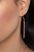 Load image into Gallery viewer, New Age Nautical - White and Copper Necklace- Paparazzi Accessories