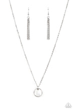 Load image into Gallery viewer, New Age Nautical - White and Silver Necklace- Paparazzi Accessories