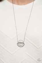 Load image into Gallery viewer, Ethereal Eclipse - White and Silver Necklace- Paparazzi Accessories