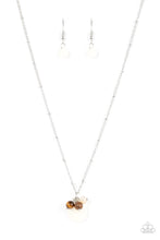 Load image into Gallery viewer, Cherokee Canyon - White and Silver Necklace- Paparazzi Accessories