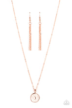 Load image into Gallery viewer, Moon Magic - White and Copper Necklace- Paparazzi Accessories