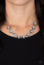 Load image into Gallery viewer, Petunia Palace - Green and Silver Necklace- Paparazzi Accessories
