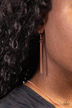Load image into Gallery viewer, Sparkling Stones - White and Copper Necklace- Paparazzi Accessories
