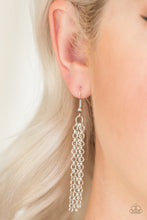 Load image into Gallery viewer, On The ROAM Again!- White and Silver Necklace- Paparazzi Accessories