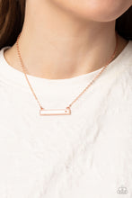 Load image into Gallery viewer, Devoted Darling -White and  Copper Necklace- Paparazzi Accessories