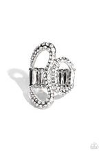 Load image into Gallery viewer, Gap Year - White and Silver Ring- Paparazzi Accessories