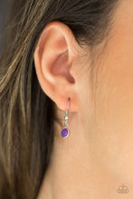 Load image into Gallery viewer, Lunar Lotus- Purple and Silver Necklace- Paparazzi Accessories