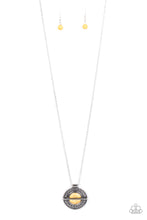Load image into Gallery viewer, Adobe Adornment- Yellow and Silver Necklace- Paparazzi Accessories