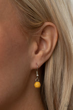 Load image into Gallery viewer, Adobe Adornment- Yellow and Silver Necklace- Paparazzi Accessories