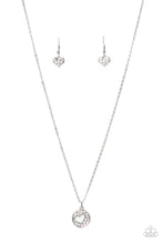 Load image into Gallery viewer, Bare Your Heart- White and Silver Necklace- Paparazzi Accessories
