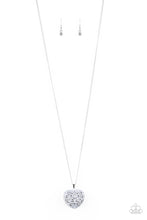 Load image into Gallery viewer, Love Is All Around- Silver Necklace- Paparazzi Accessories