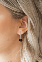 Load image into Gallery viewer, The Big-Leaguer- Black and Silver Necklace- Paparazzi Accessories