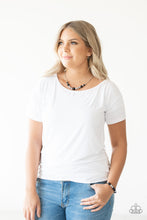 Load image into Gallery viewer, The Big-Leaguer- Black and Silver Necklace- Paparazzi Accessories