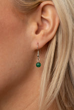 Load image into Gallery viewer, You Dropped This- Green and Silver Necklace- Paparazzi Accessories