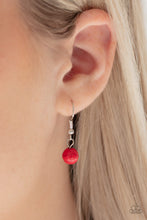 Load image into Gallery viewer, Solar Energy- Red and Silver Necklace- Paparazzi Accessories