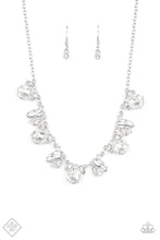 Load image into Gallery viewer, BLING To Attention- White and Silver Necklace- Paparazzi Accessories