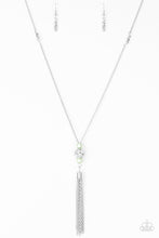 Load image into Gallery viewer, Century Shine- Green and Silver Necklace- Paparazzi Accessories