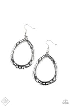 Load image into Gallery viewer, Terra Topography- Silver Earrings- Paparazzi Accessories